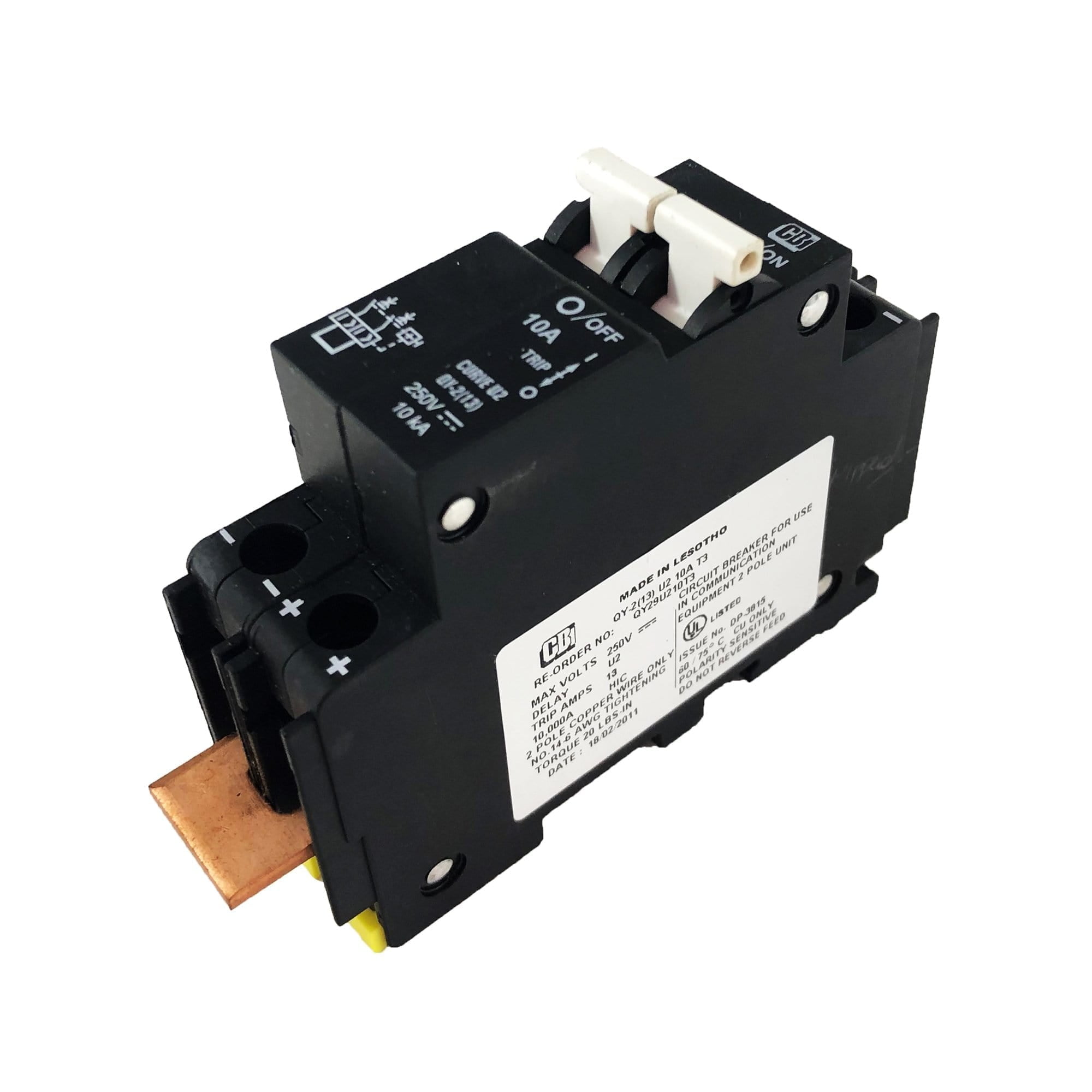 Magnum BRPV10DIN 10A 250VDC DIN Mount Breaker