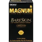 Magnum Bareskin Thinnest Sensitive Large Lubricated Latex Condoms - 10 Condoms