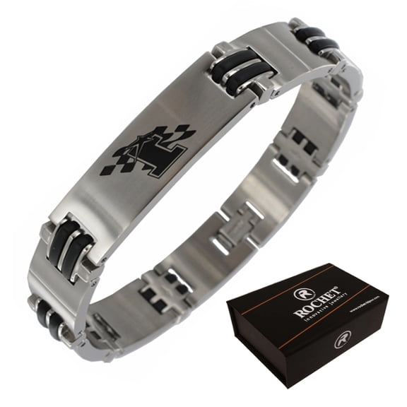 Magnum Bracelet Stainless Steel Number 1 Nicky Hayden Mens Adult Male