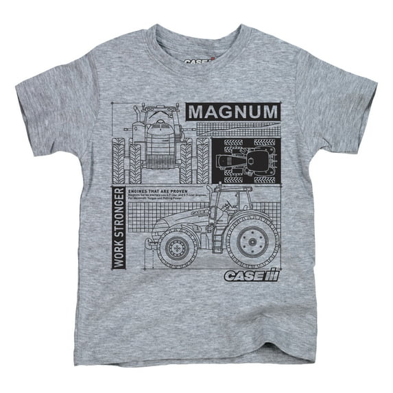 Magnum Diagram - CASE IH Youth Short Sleeve Graphic T-Shirt