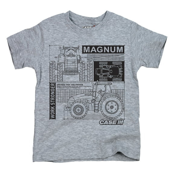 Magnum Diagram - CASE IH Youth Short Sleeve Graphic T-Shirt