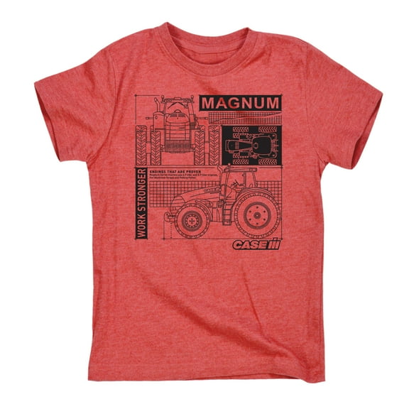 Magnum Diagram - CASE IH Youth Short Sleeve Graphic T-Shirt