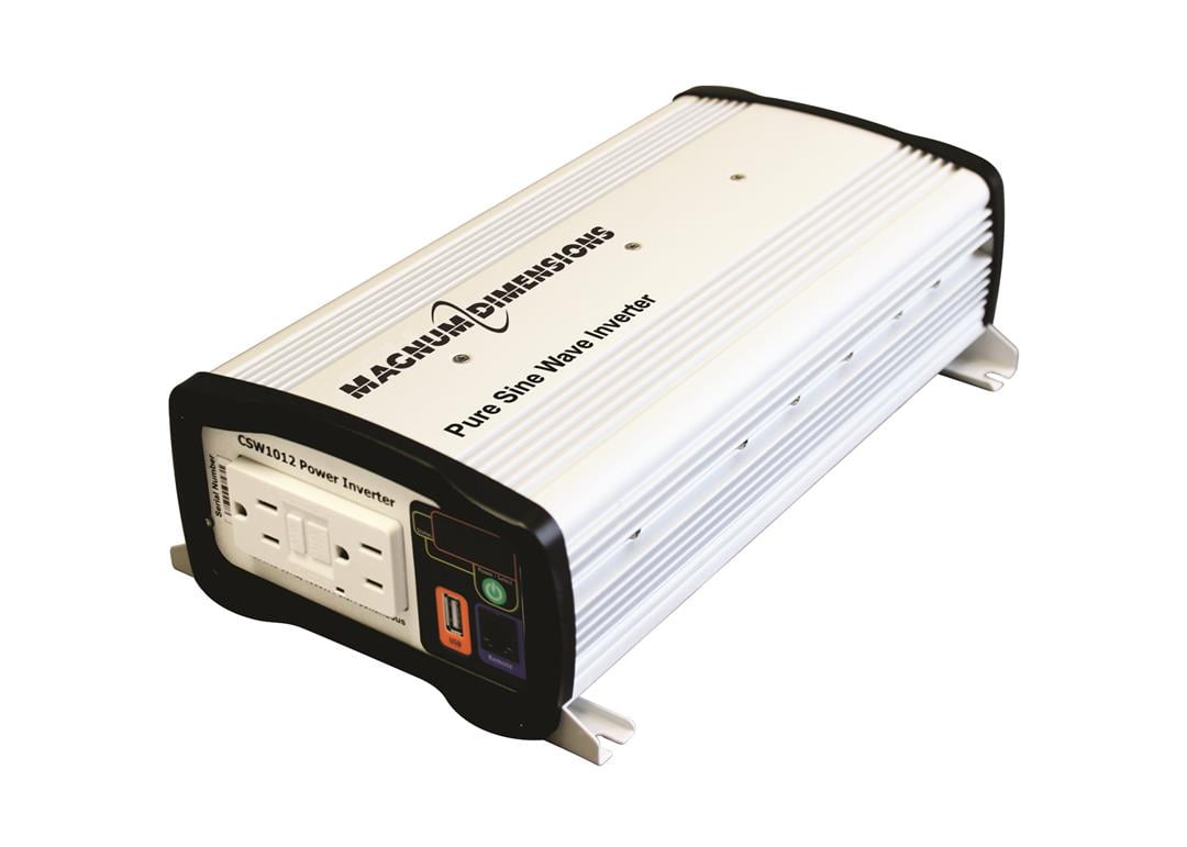 Magnum Dimensions CSW1012 1000W, 12V DC, Pure Sine Wave Inverter for