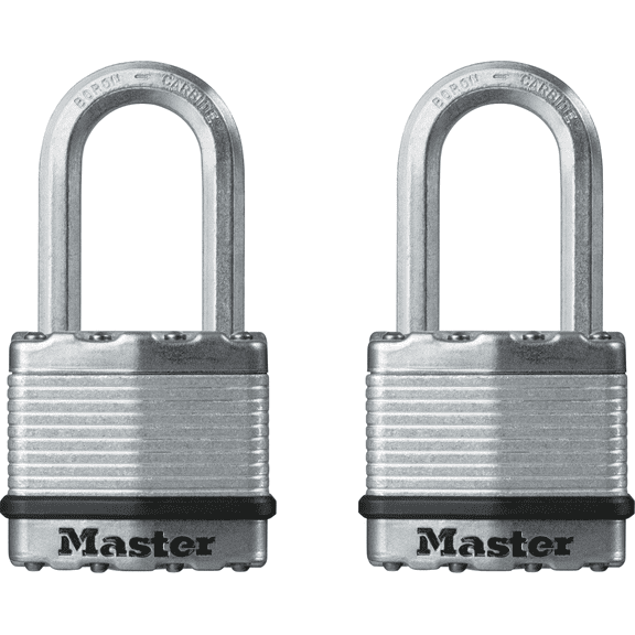 Magnum Dual-Armor Keyed Padlock - Pack of 2