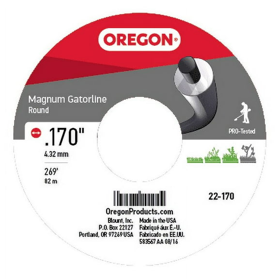 Magnum Gatorline Round Trimmer Line .170 3Lb Spool