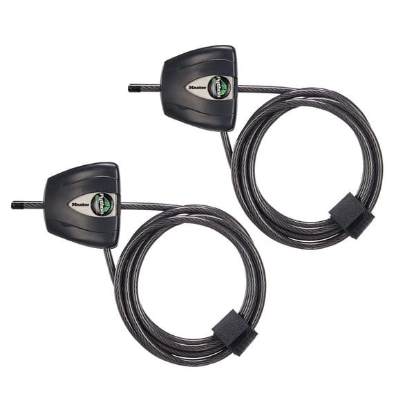 Master Lock Python Cable Lock, 6ft Long, Braided Steel with Keyed ...
