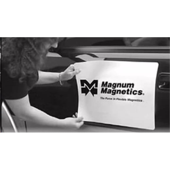 Magnum Mag 12" Width X 12" Sheet 30 Mil. Magnetic Sign Sheet Cars / Crafts