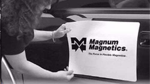 Magnum Mag 12" Width X 12" Sheet 30 Mil. Magnetic Sign Sheet Cars / Crafts