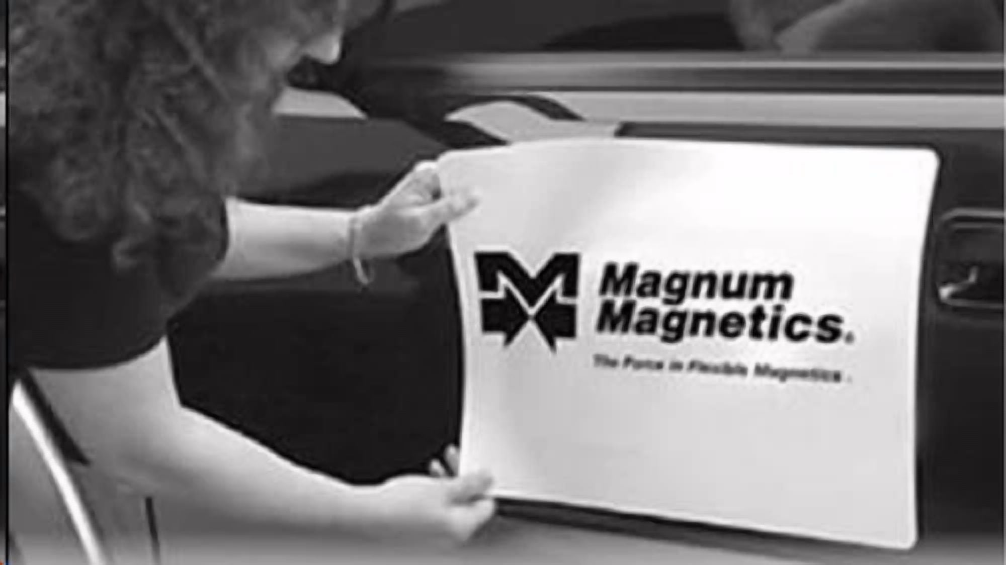 Magnum Mag 12" Width X 3 Ft Roll 30 Mil. Magnetic Sign Sheet Cars / Crafts