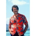 thumbnail image 1 of MovieMarket Magnum, P.I. Tom Selleck in classic red Hawaiian Shirt 24'' x 36'' Poster, 1 of 1