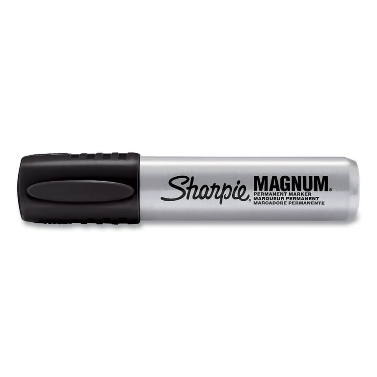 Magnum Permanent Marker, Broad Chisel Tip, Black Magnum Permanent Marker, Broad Chisel Tip, Black