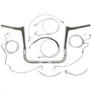 Magnum 38884-414 1-1/4in. Viking Bagger Handlebar Kit - 14in. - Chrome