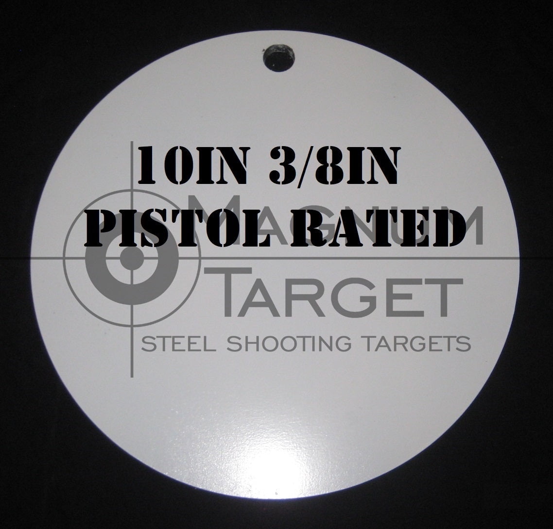 Magnum Target 10 in Round NRA PISTOL ONLY Target 3/8in. Mild Steel