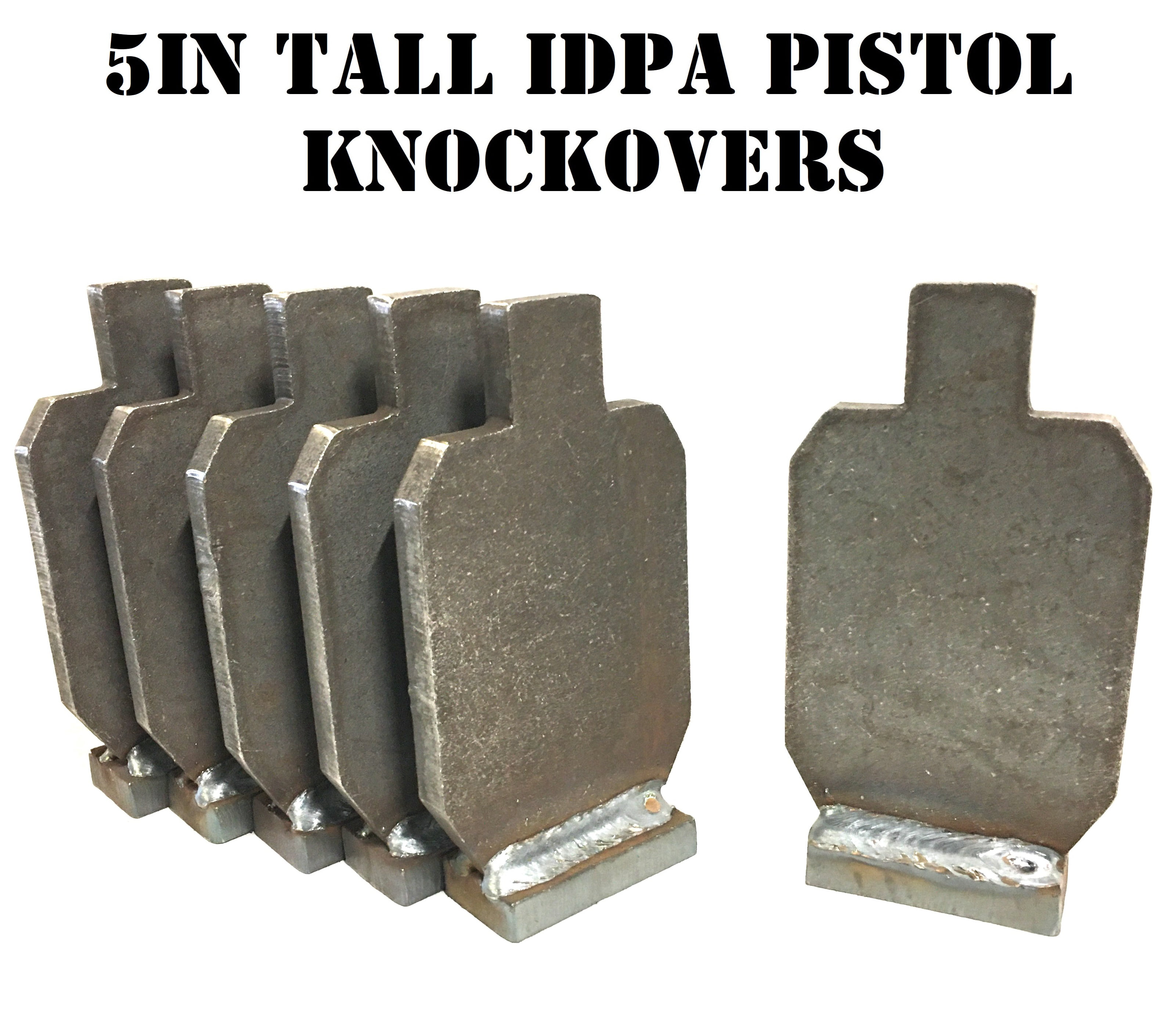 Magnum Target 5in. IDPA Knockover PISTOL ONLY Shooting Targets 3/8in