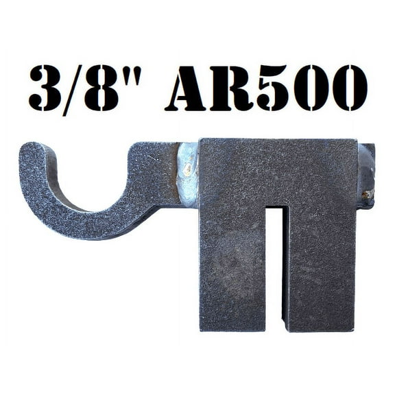 Magnum Target AR500 Hardened Steel Shooting Target T-Post Hook-1pc NRA Metal Gong Range Target - TPH1AR500