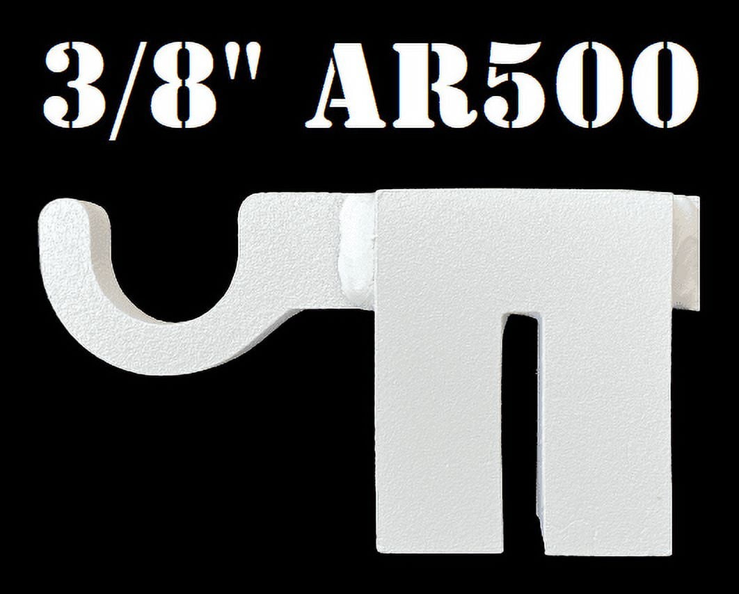 Magnum Target AR500 Hardened Steel Shooting Target T-Post Hook-1pc NRA Metal Gong Range Target - TPH1WAR500