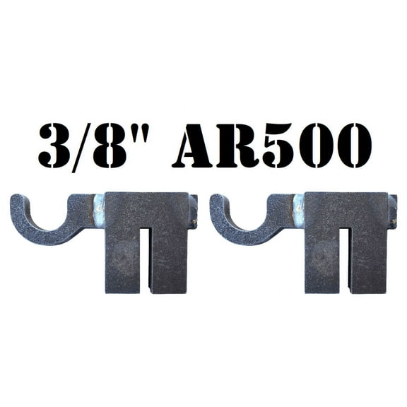 Magnum Target AR500 Hardened Steel Shooting Target T-Post Hook-2pc NRA Metal Gong Range Target - TPH2AR500