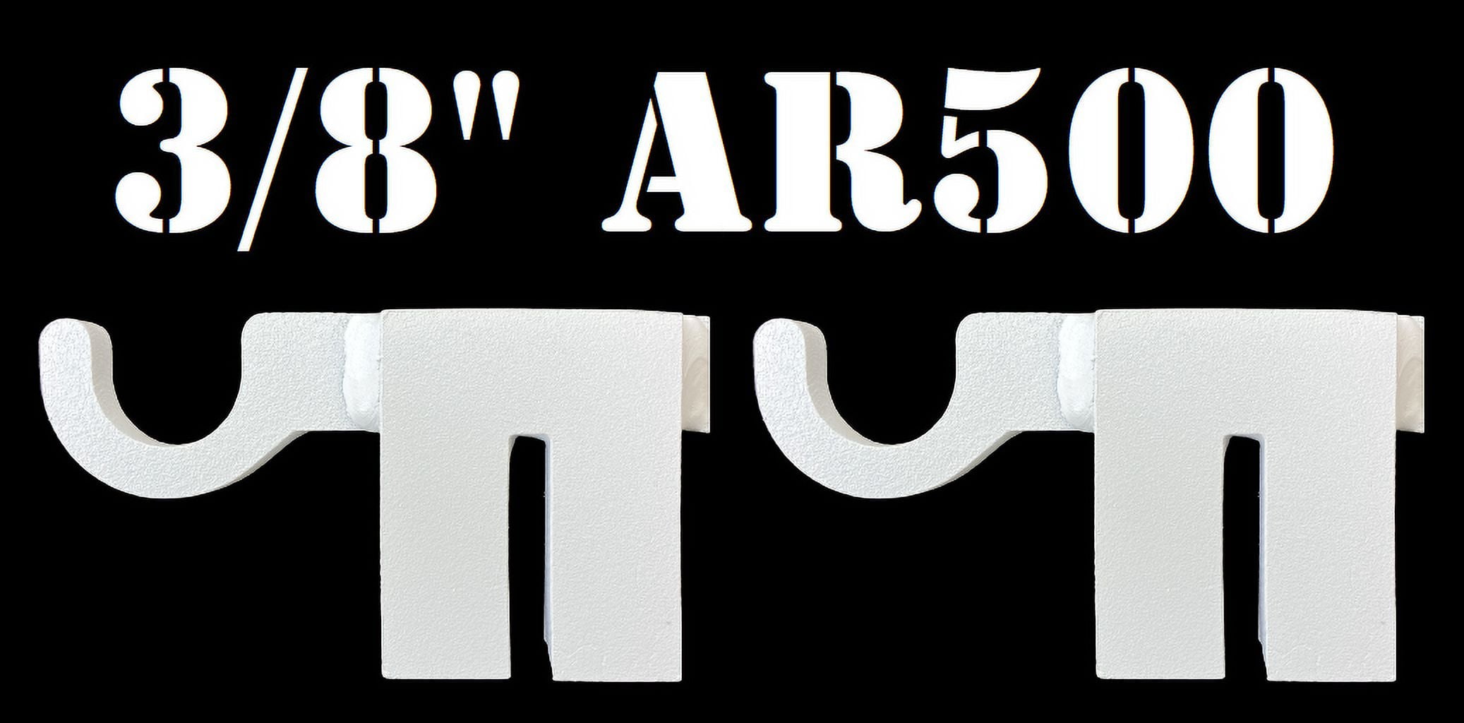 Magnum Target AR500 Hardened Steel Shooting Target T-Post Hook-2pc NRA Metal Gong Range Target - TPH2WAR500