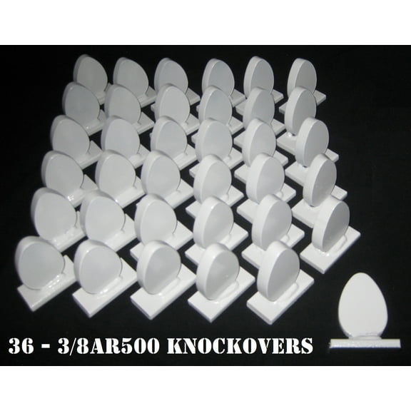 Magnum Target Steel Shooting Targets - 36 New Egg Knockovers-Action Pistol & Rifle Silhouettes - EGG36WAR500