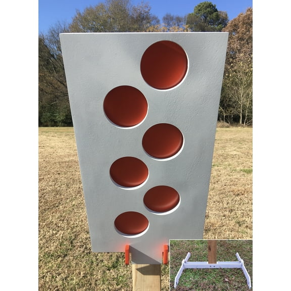 Magnum Target Stringer 12"x24" 3/8" AR500 Steel Hostage Reactive Dueling Tree Shooting Target 2x4 Stand NEW - STR12x24SM2x4-KIT