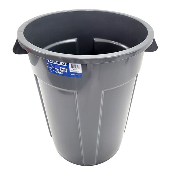 Magnum Tool Group 32 Gallon Pro Series Trash Can, Gray