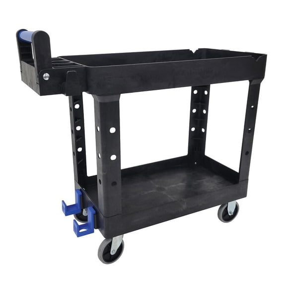 Magnum Tool Group 41 Inch X 17 Inch Service Cart 2 Shelf With V Cut