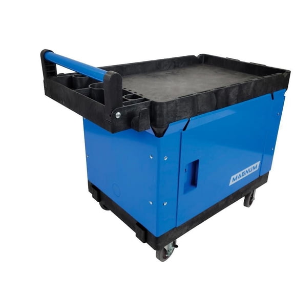 Magnum Tool Group Pro Series Service Cart 4426 With 8 Inch Solid Casters And Vault