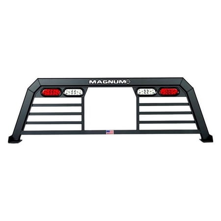 Magnum Truck Racks Low Pro with Window Headache Rack for 2017-2019 Ford Super Duty