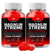 Magnum Xtreme Gummies for Men   MagnumExtreme Male Gummies All-Natural Supplement, MagnumXtreme Gummies Reviews, 2 Pack, 120 Gummies