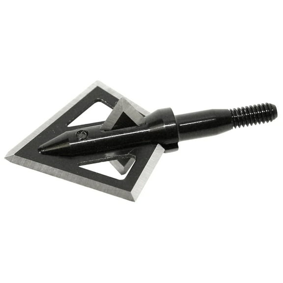 Magnus 4 Blade Hornet Broadhead 100/125 Grains - 3/Pack Black