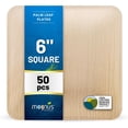 thumbnail image 1 of Magnus 6 Inch Square Plates - 50 Pcs Pack, 1 of 6