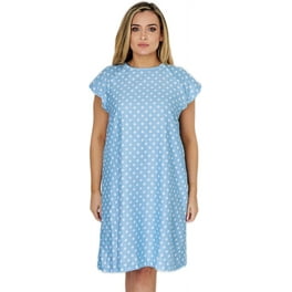 Cloth Patient Gown, Cotton-Polyester Blend, Large, Chest Size 38 Cloth Patient Gown, Cotton-Polyester Blend, Large, Chest Size 38
