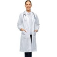 thumbnail image 1 of Magnus Care Professional Lab Coat White Long Coat for Doctors & Nurses, Medium, 1 of 7