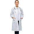 thumbnail image 1 of Magnus Care Professional Lab Coat White Long Coat for Doctors & Nurses, XS, 1 of 7
