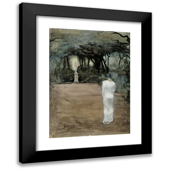 Magnus Enckell 11x14 Black Modern Framed Museum Art Print Titled - The Cult of Venus (1895)