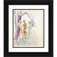 thumbnail image 1 of Magnus Enckell 20x24 Black Ornate Framed Double Matted Museum Art Print Titled: Boys (1900 - 1925), 1 of 5