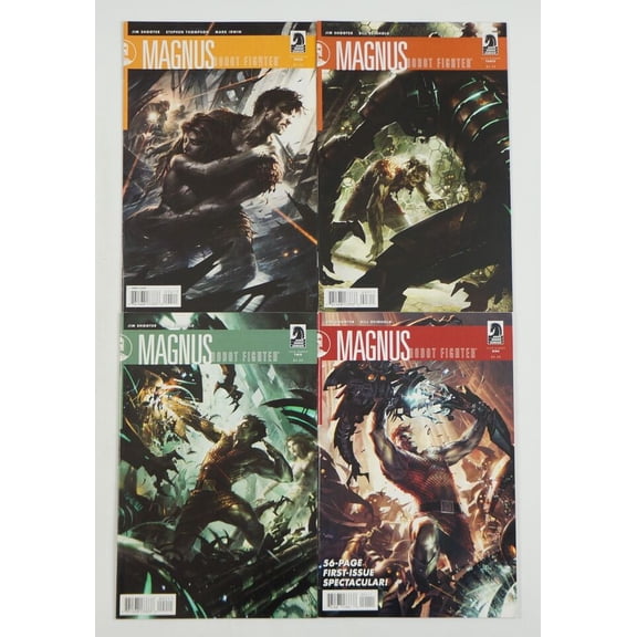 Magnus Robot Fighter #1-4 VF/NM complete series Jim Shooter ; Dark Horse