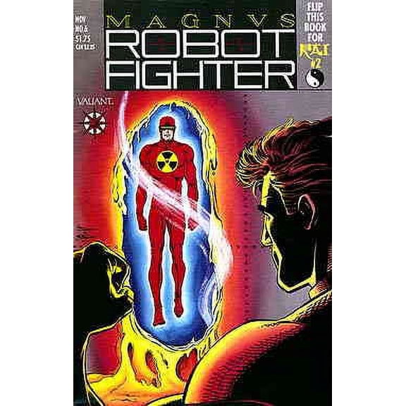 Magnus Robot Fighter (Valiant) #6 (with card) VF ; Valiant Comic Book