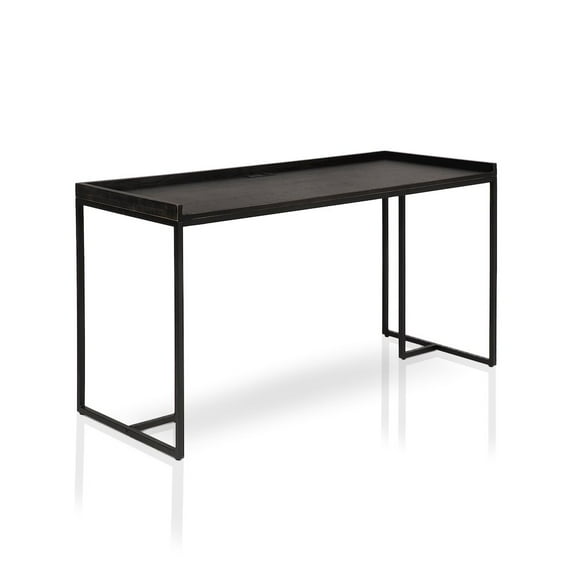 Furniture of America Timor Modern Wood Computer Desk with USB