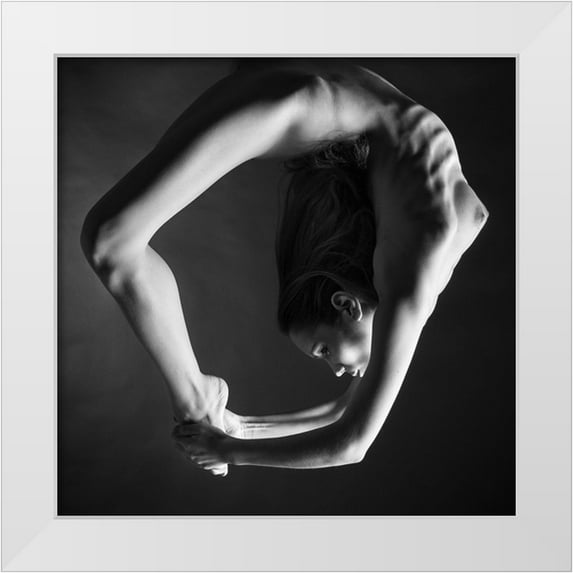 MagnusPhotos 26x26 White Modern Wood Framed Museum Art Print Titled - O