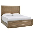 thumbnail image 1 of Magnussen 7002 Solid Wood and Veneer Queen Panel Bed in Brown/Silver, 1 of 3