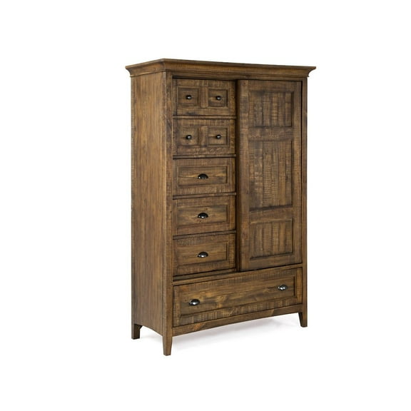 Magnussen Bay Creek Relaxed Traditional Toasted Nutmeg Sliding Door Chest