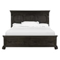 thumbnail image 1 of Magnussen Bellamy Traditional Peppercorn California King Panel Storage Bed, 1 of 2