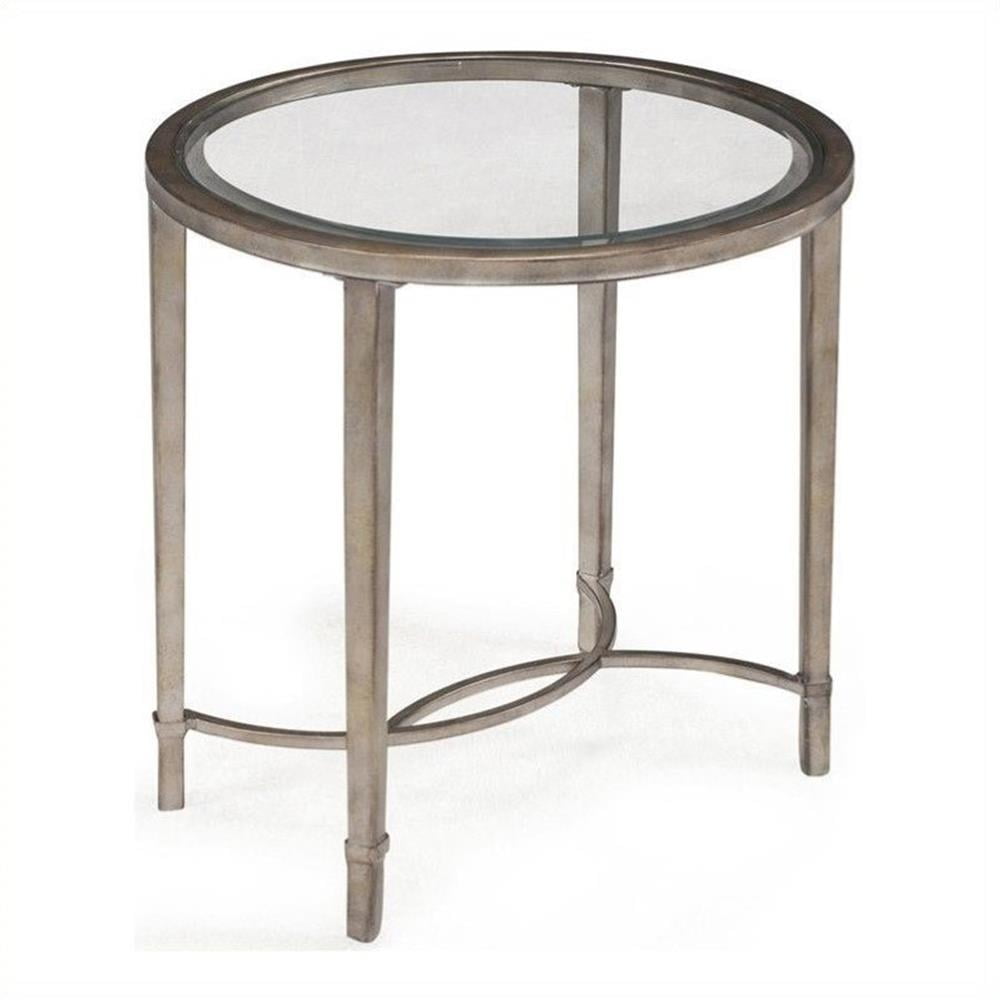 Copia End Table - Antique Silver Copia End Table - Antique Silver