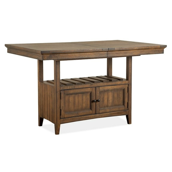 Magnussen Bay Creek Counter Dining Table in Toasted Nutmeg