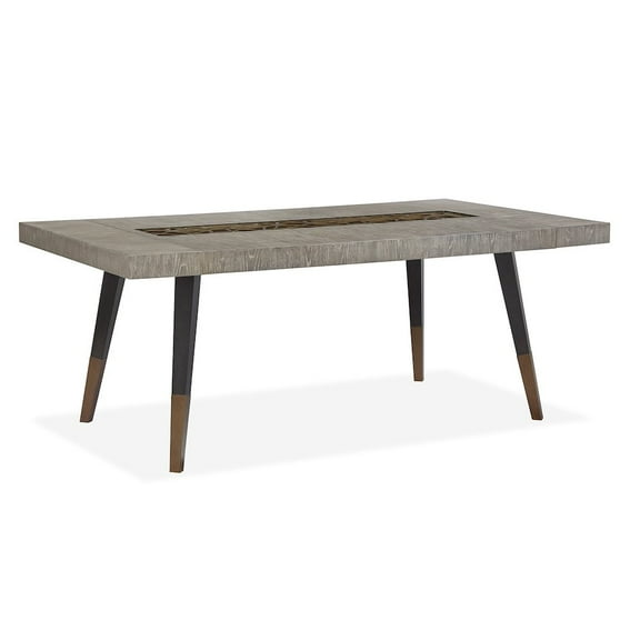 Magnussen Ryker Rectangular Dining Table in Black