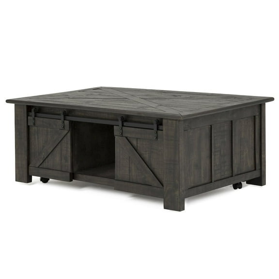 Magnussen Garrett Lift-Top Coffee Table in Weathered Charcoal