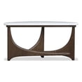 thumbnail image 1 of Magnussen Home Arwen Turkish Coffee Demilune Sofa Table, 1 of 9