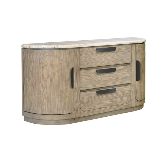 Magnussen Home Braelyn Dorian Grey Stone Top Buffet