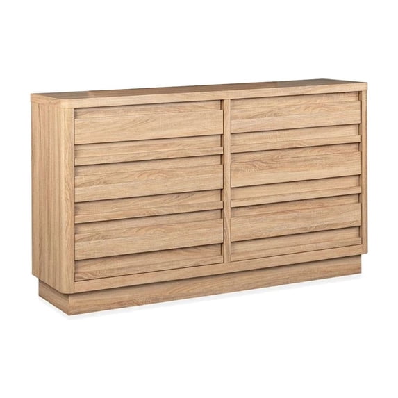 Magnussen Home Brentwood Heights Provincial Brown Double Drawer Dresser